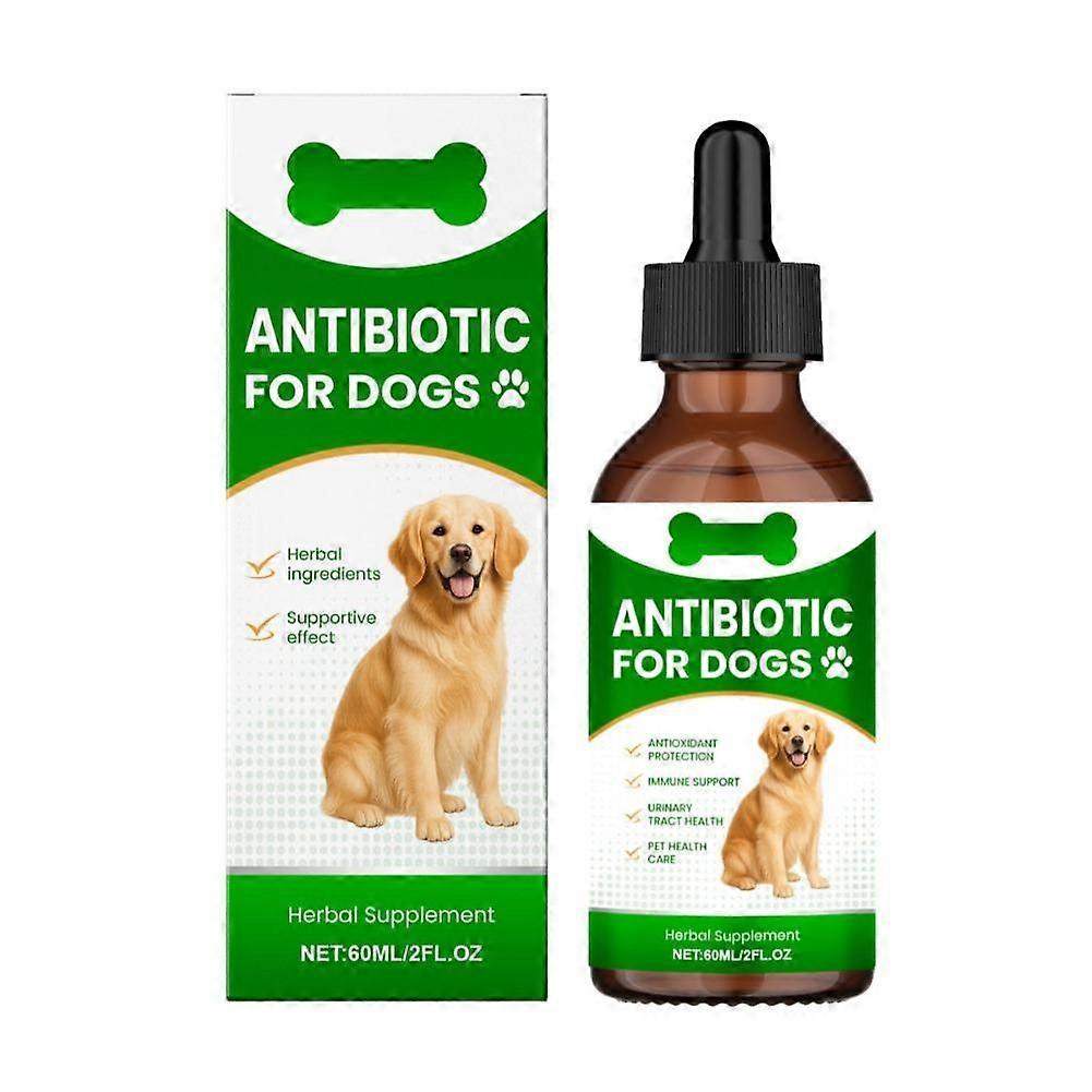 Dog Immunization Drops with Olive Leaf Echinacea Extract Antioxidant Immune Urinary Digestive Health Support for Dogs 60ml