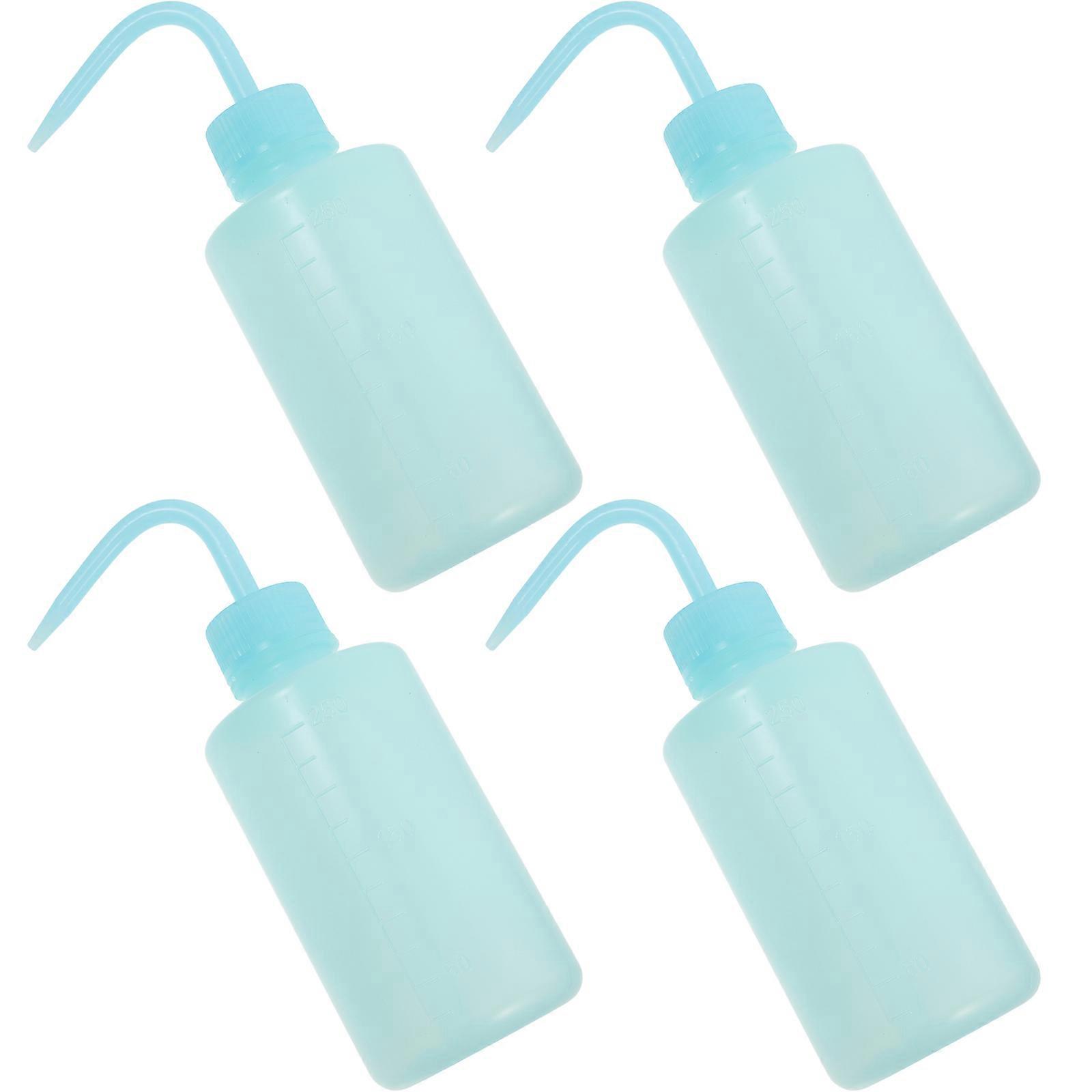Plastic Washing Bottle for Cleaning with Scale 20Pcs Laboratory Use