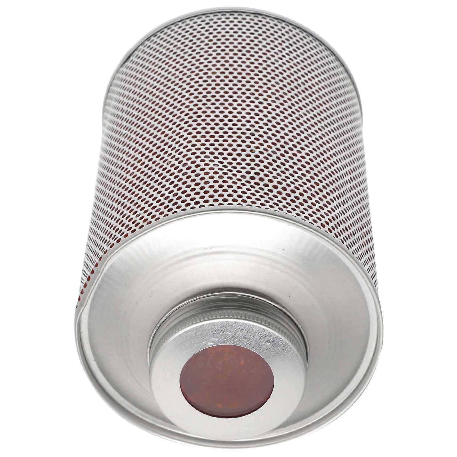 Multipurpose Desiccant Canister Storage Holder ToolBox Silver 15.5x10cm Dehumidifier 1Pack