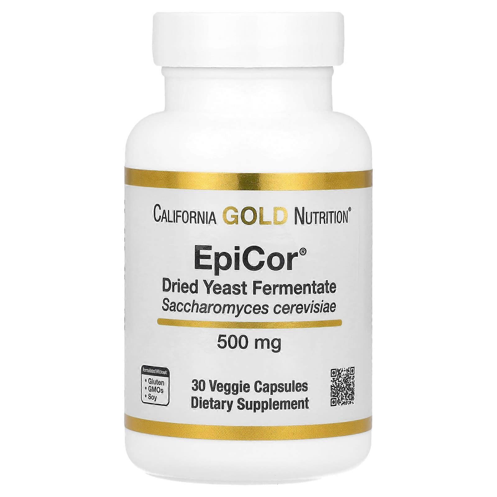 EpiCor , Dried Yeast Fermentate, 500 mg, 30 Veggie Capsules