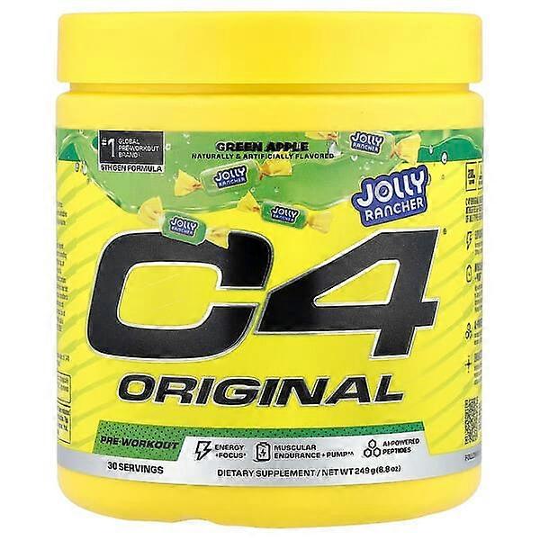 C4 / Cellucor, C4ÃÂÃÂ® Original, Pre-Workout, Jolly Rancher Green Apple, 8.8 oz (249 g)