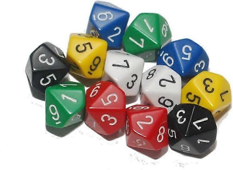 10-sided dice Pack of 12