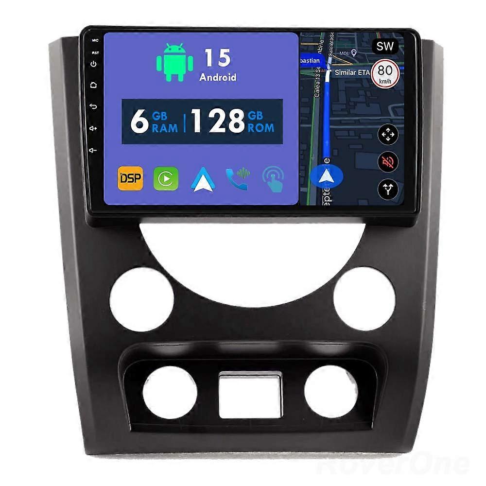 Car Radio 6G+128G CarPlay GPS Navigation Head Unit for SsangYong Rexton Y290 III 3 2012 - 2017 Android Auto Bluetooth Stereo Touch Screen