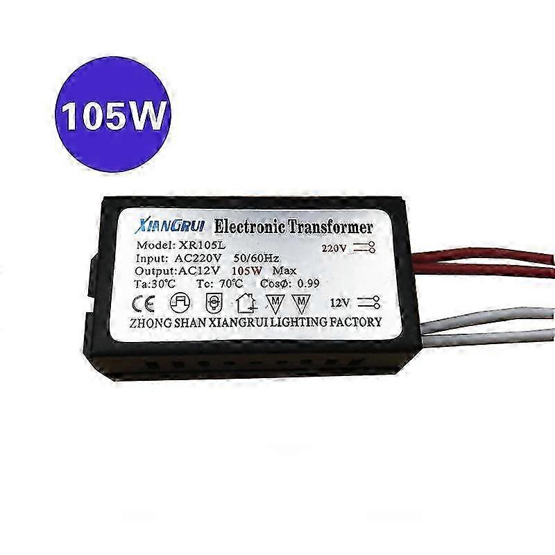 AC 220V til AC 12V elektronisk transformator spenningsomformer 20-250W smart strømforsyning halogen lysdriver strømforsyning