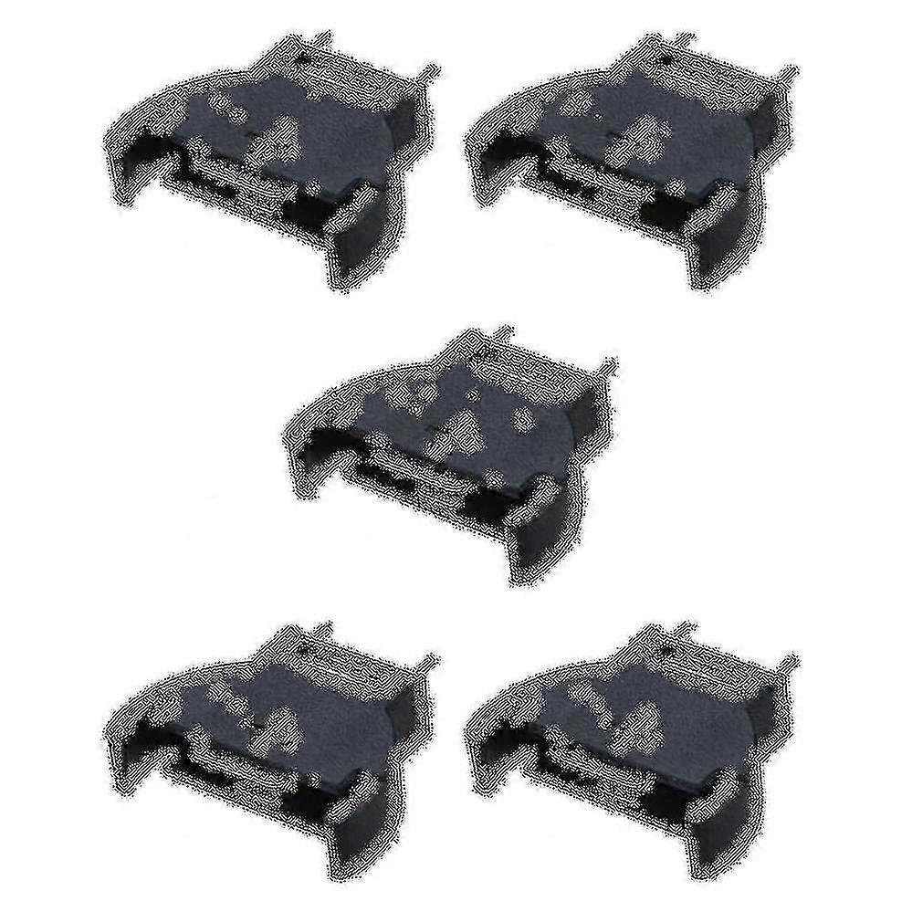 5 Pcs Black Plastic Cr2032 Cell Button Lithium Battery Sockets Holder
