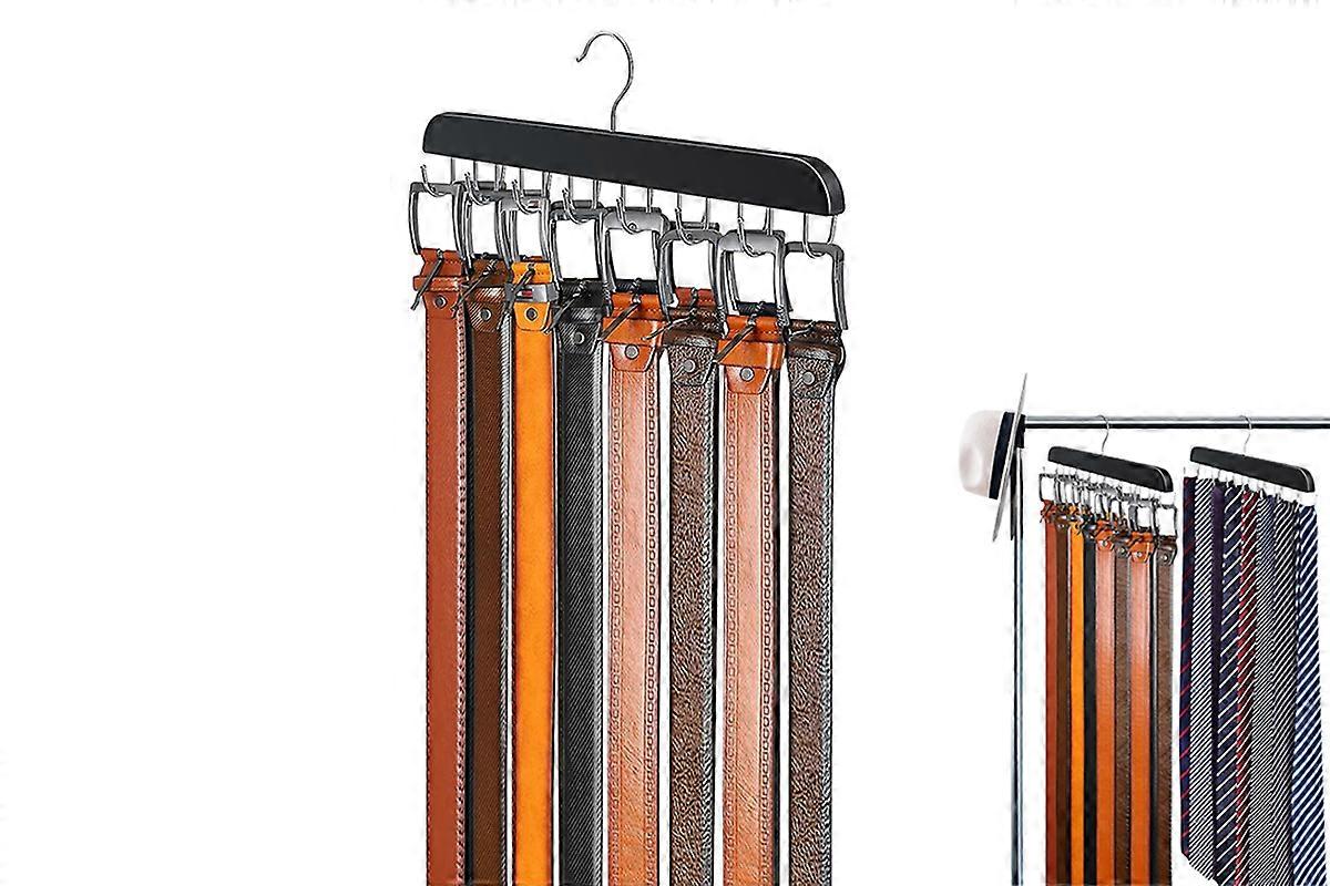14 Hook Bra Hanger Belt Hanger Tie Storage Holder Rack Space Saving