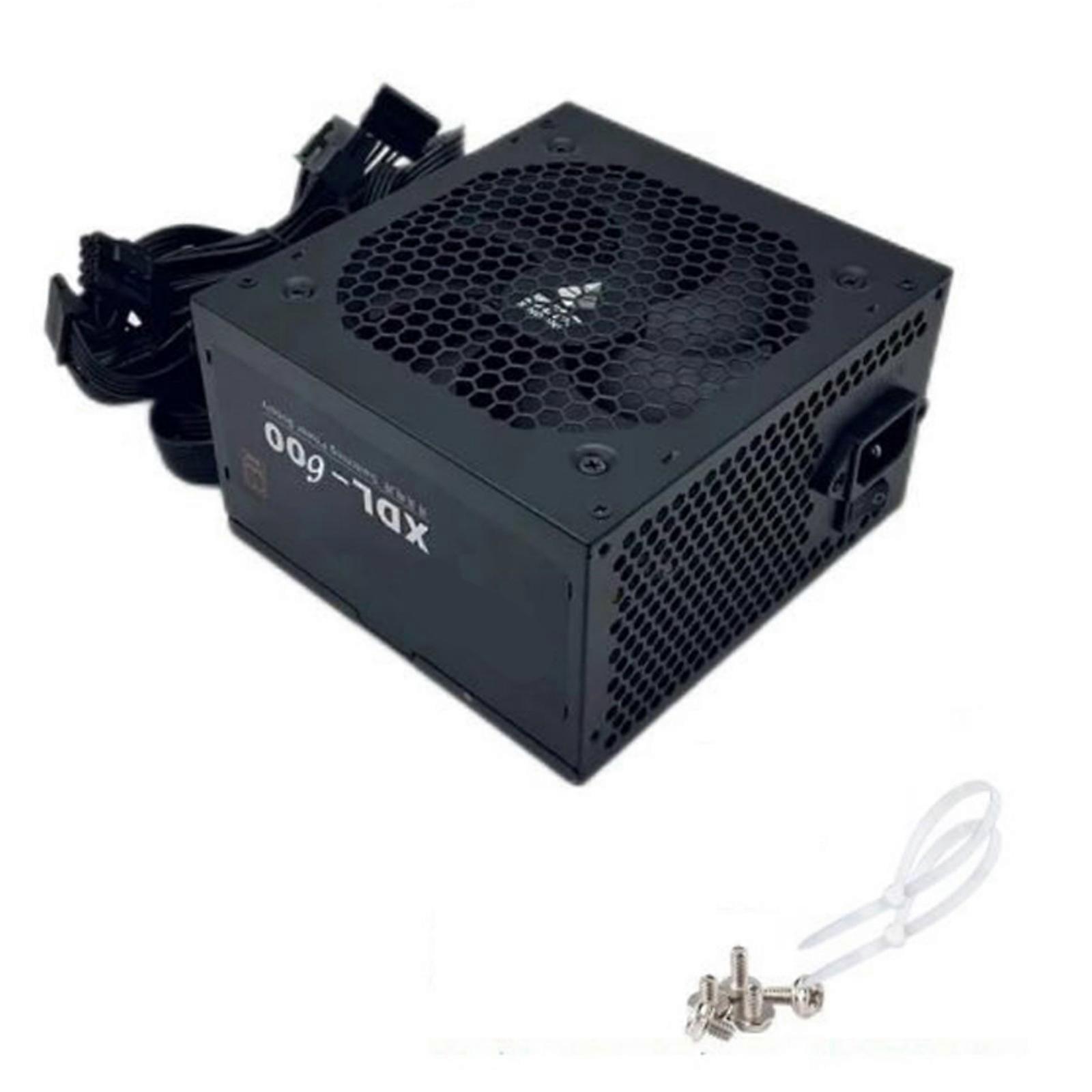 600W Mining PC Power Supply Computer Mining Double GPU Graphics 24Pin Power Supply For Gaming Servers Accessories Multicolor