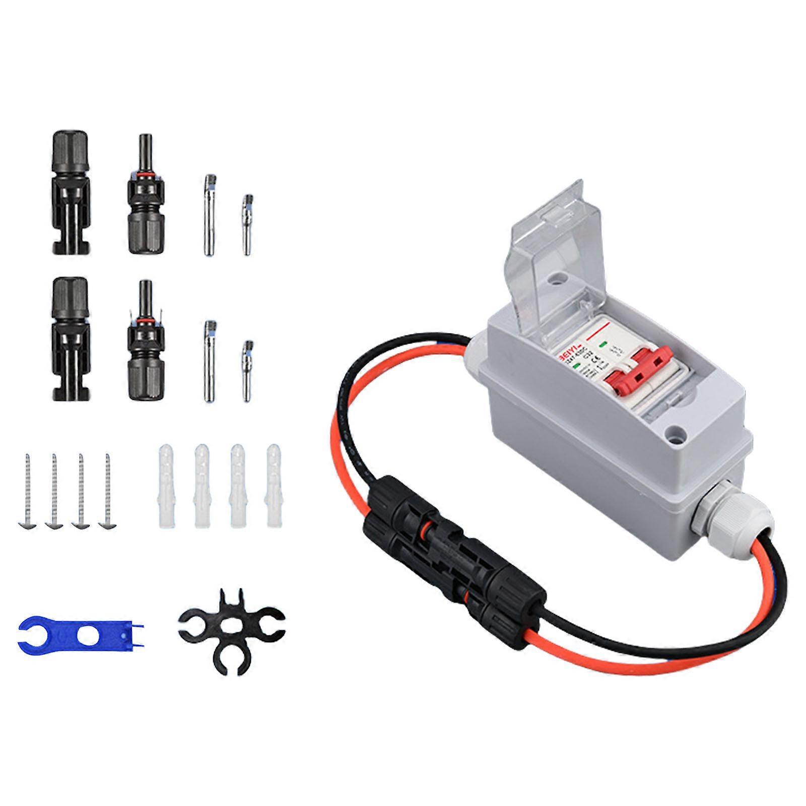 Weatherproof Solar Combiner Box DC500V Waterproof Distribution System For Extended Outdoor Photovoltaic Applications Multicolor