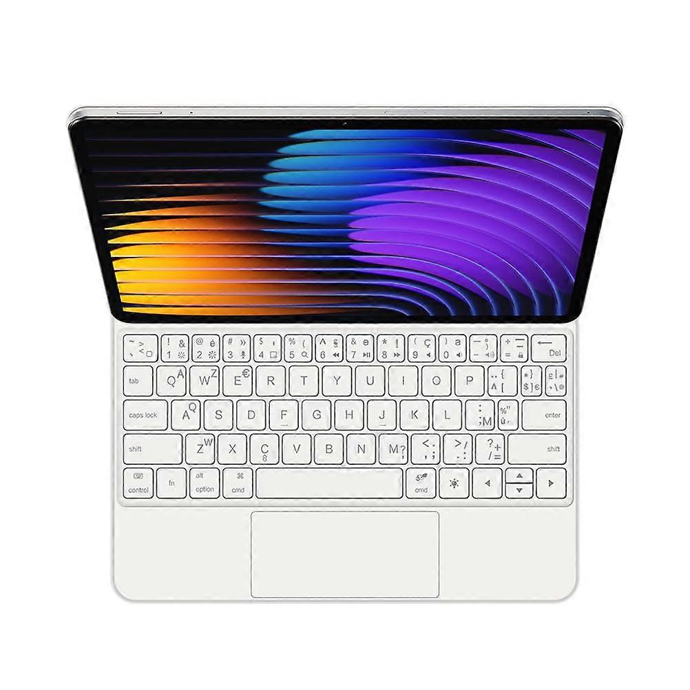 Keyboard Case for Mi Pad 7 Ultra 14' 2025, BuiltIn Trackpad, Floating Cantilever Stand, 7Color Backlight