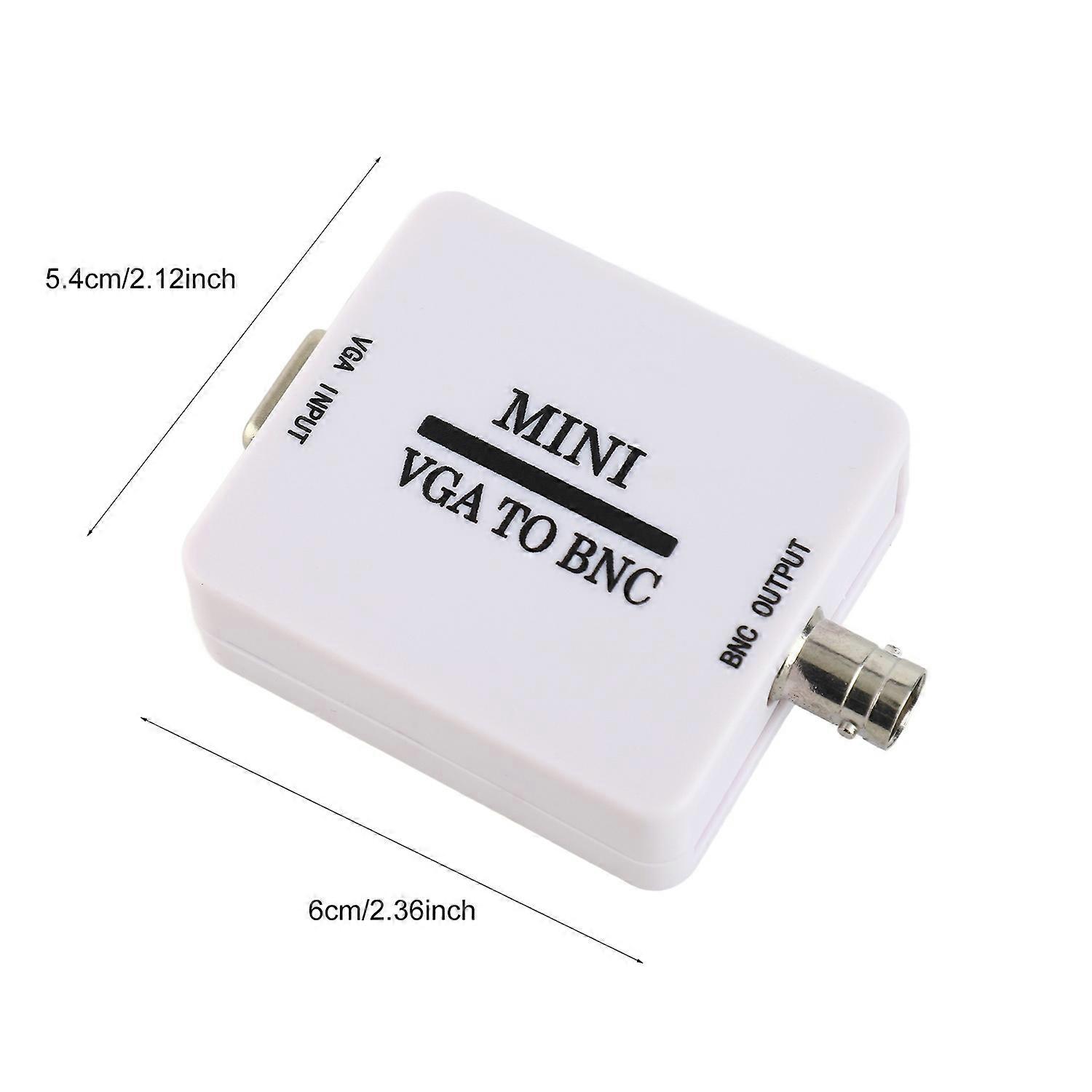 VGA to BNC Video Converter Box VGA to BNC Adapter Converter Digital Switcher Box for HDTV Monitor