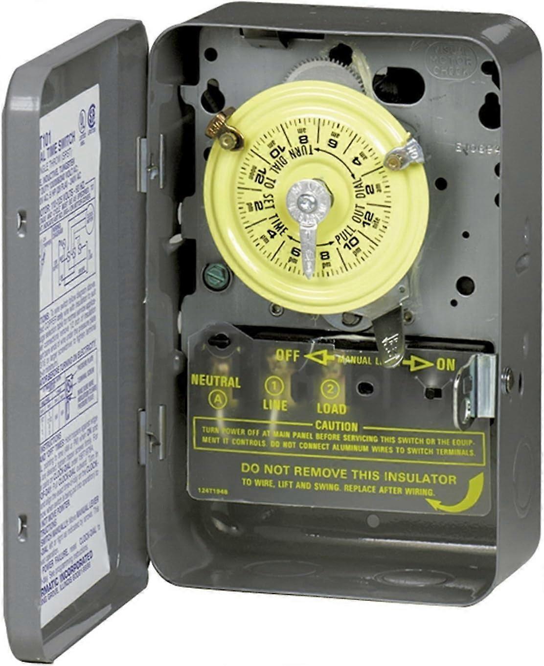 Intermatic T101 40 Amp Type 1 Indoor Steel Mechanical Timer