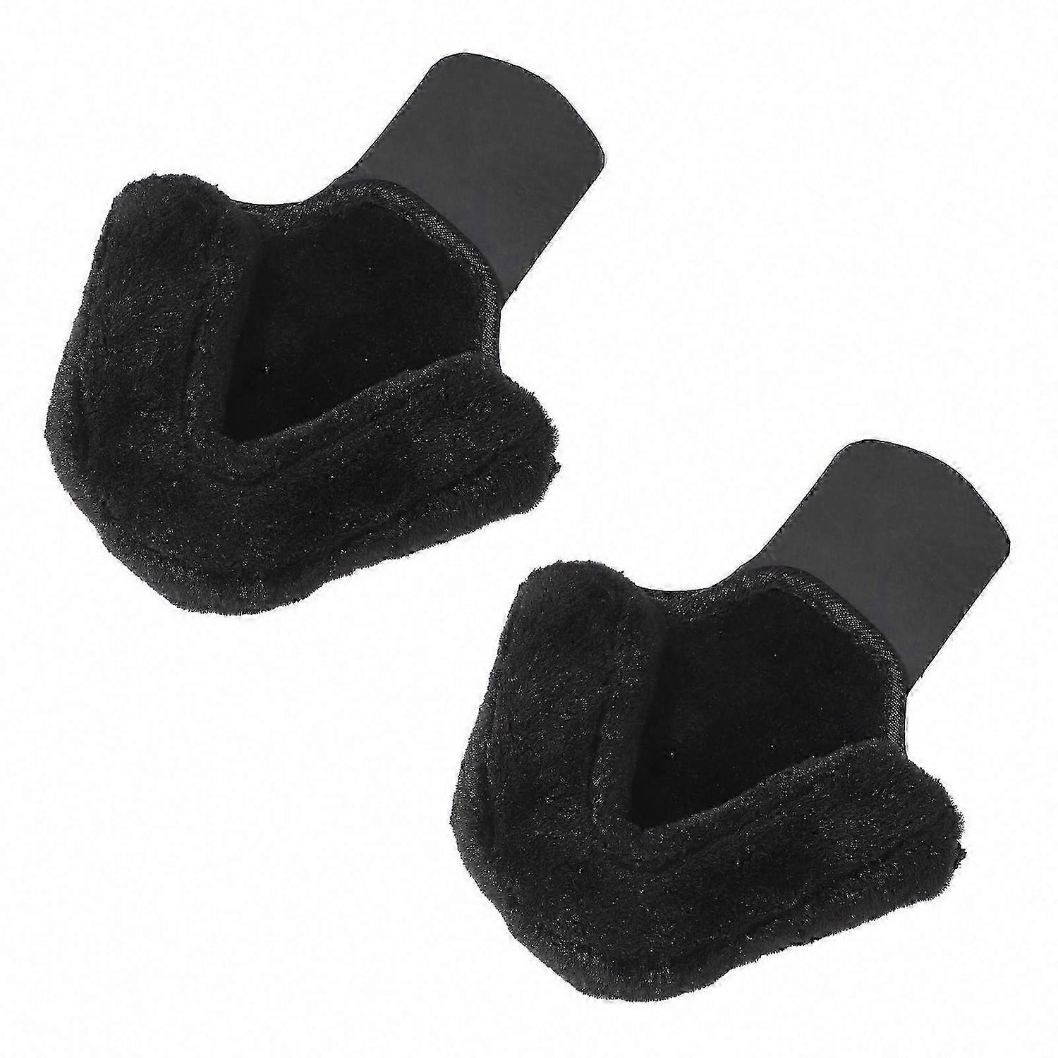 מחממי אוזניים לקסדות אופניים, מחממי אוזניים אטומים לרוח, תואמים לכל הקסדות, שחור