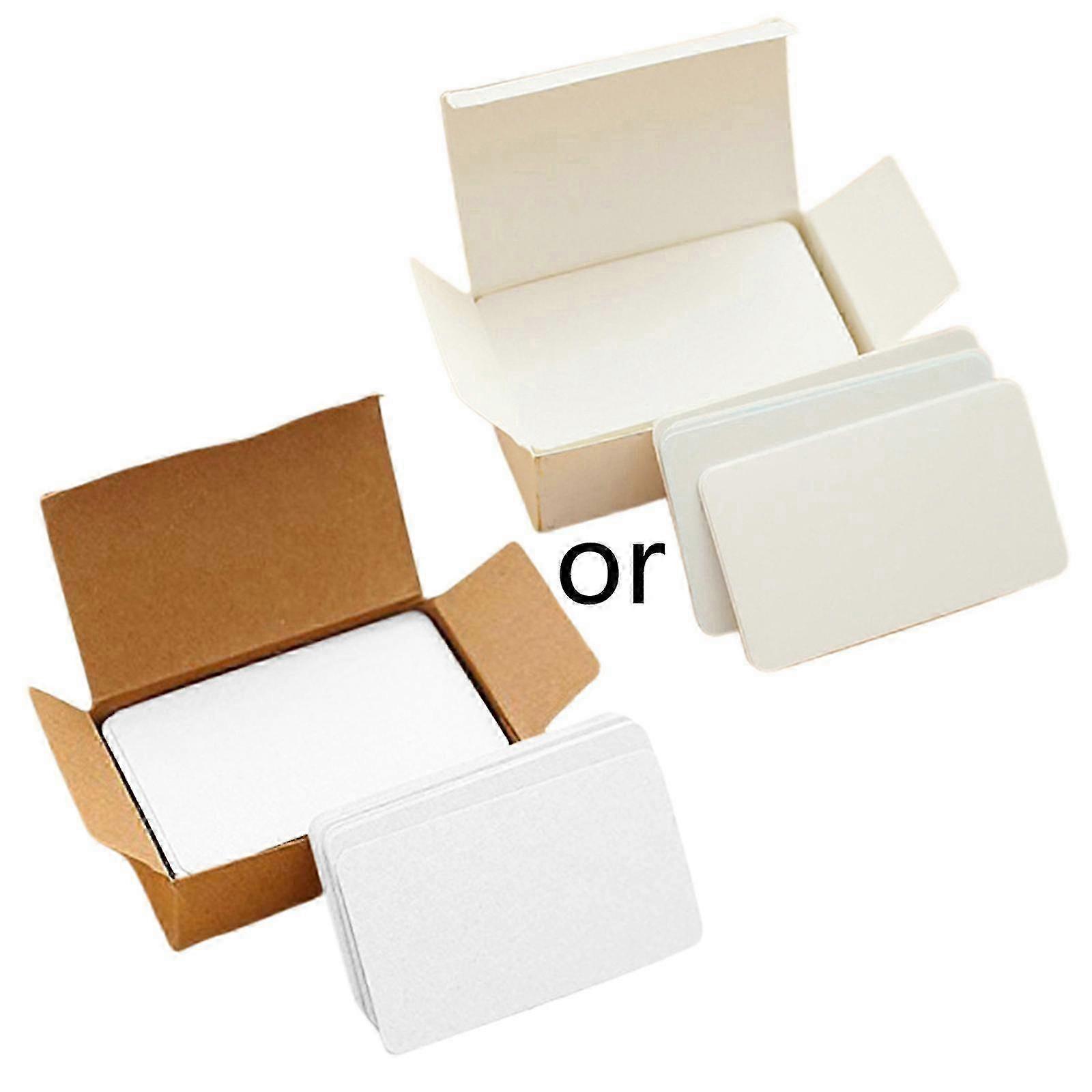 180Pcs Blank Playing Cards, Poker Size, Double Sided Blank Index Flash Card Pack