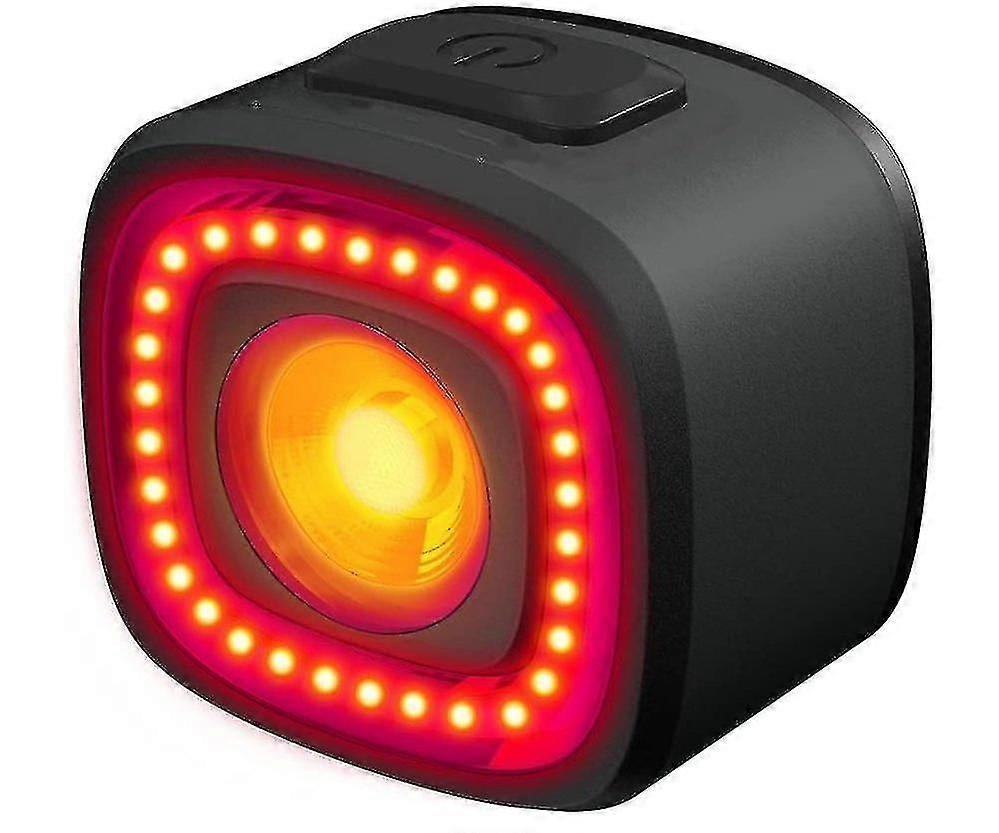 Rn 120リアバイクライト120ルーメンUSB充電式超明るいスマートサイクリングバックライト