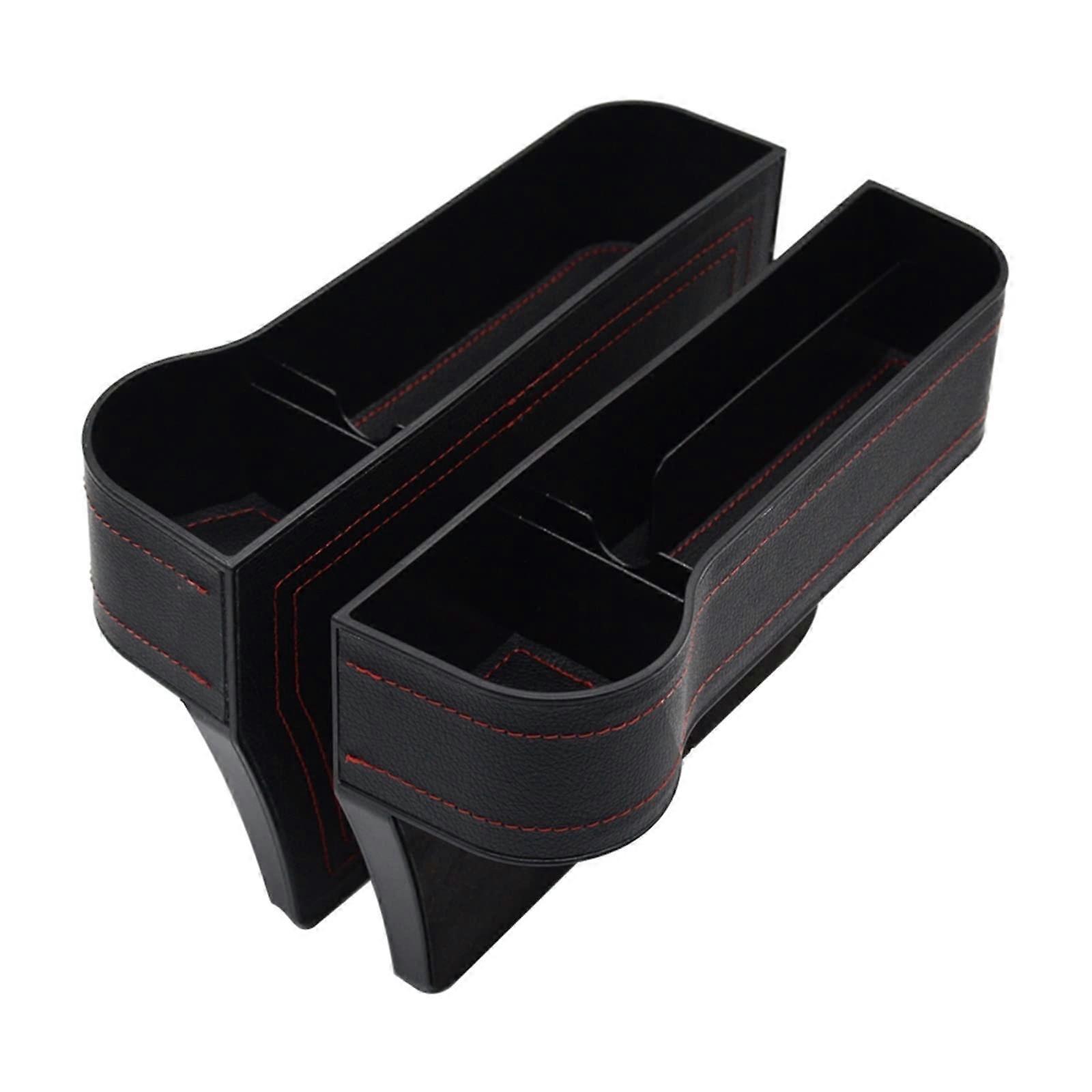 Side Storage Box Gap Console Cup Holder Gap Storage Box ABS Plastic TwoPiece Set