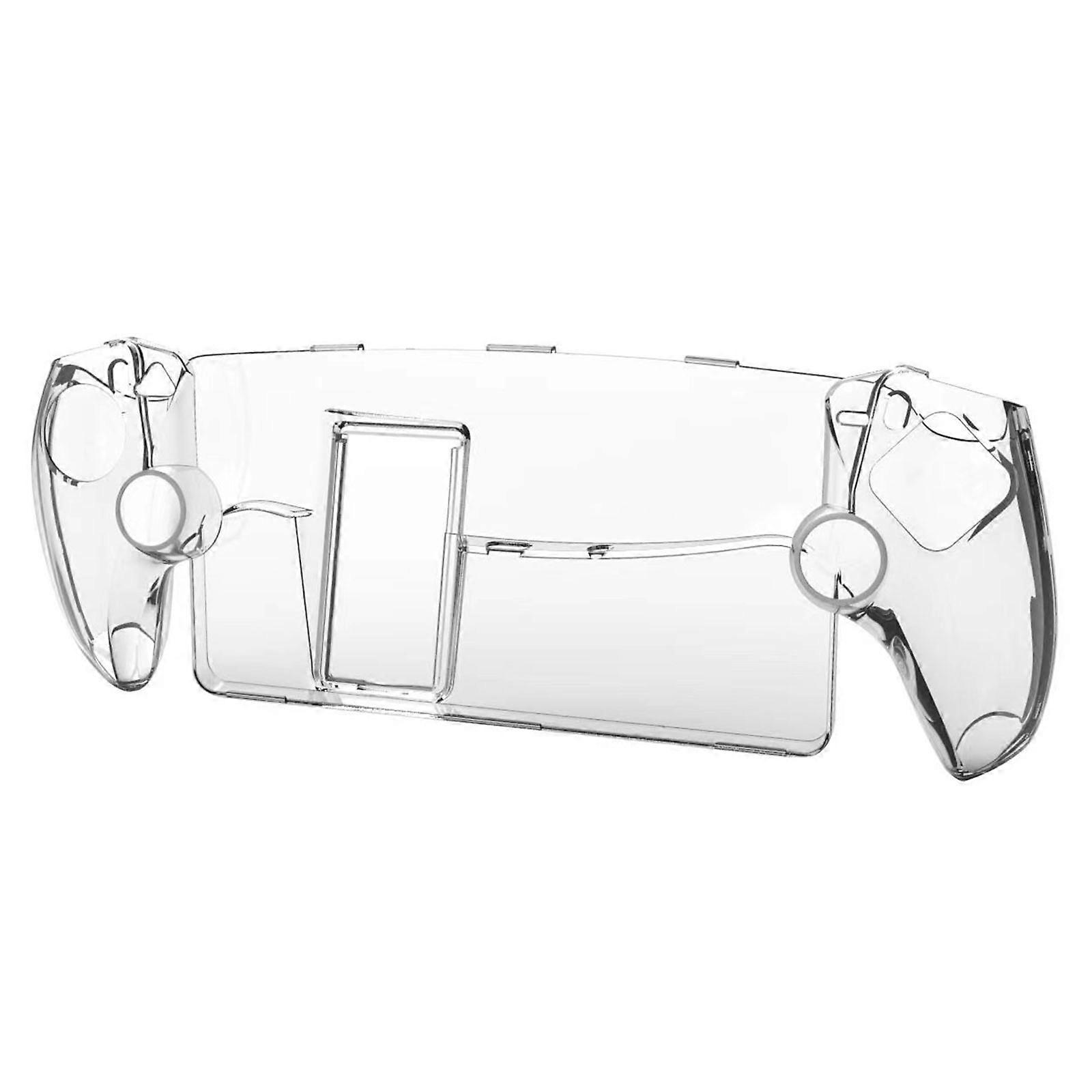 Protective Case for PS Portal Shockproof Cover Game Console Housing with Kickstand Clear Shell Dustproof Protector Case Multicolor