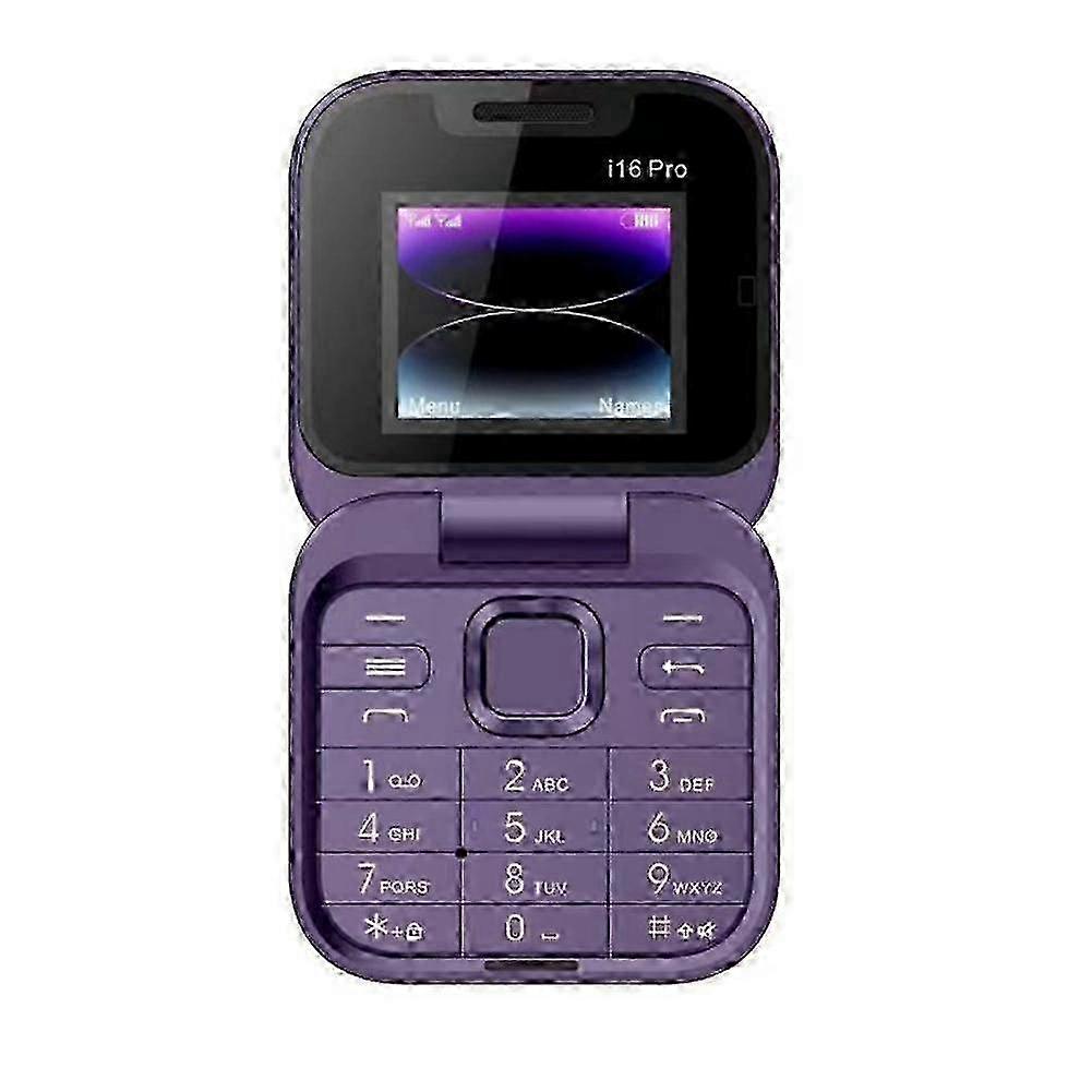 2024 New Mini Flip Mobile Phone 2 SIM Cards Small Display Foldable Cell Phone