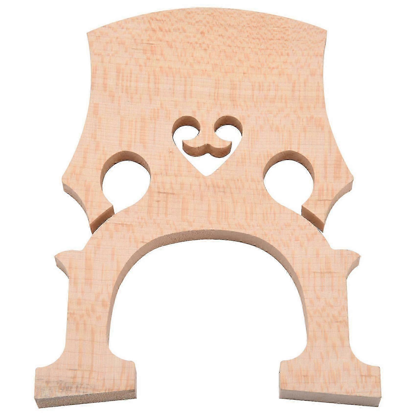 Professional Cello Bridge For 4/4 Size Cello Exquisite Maple Material