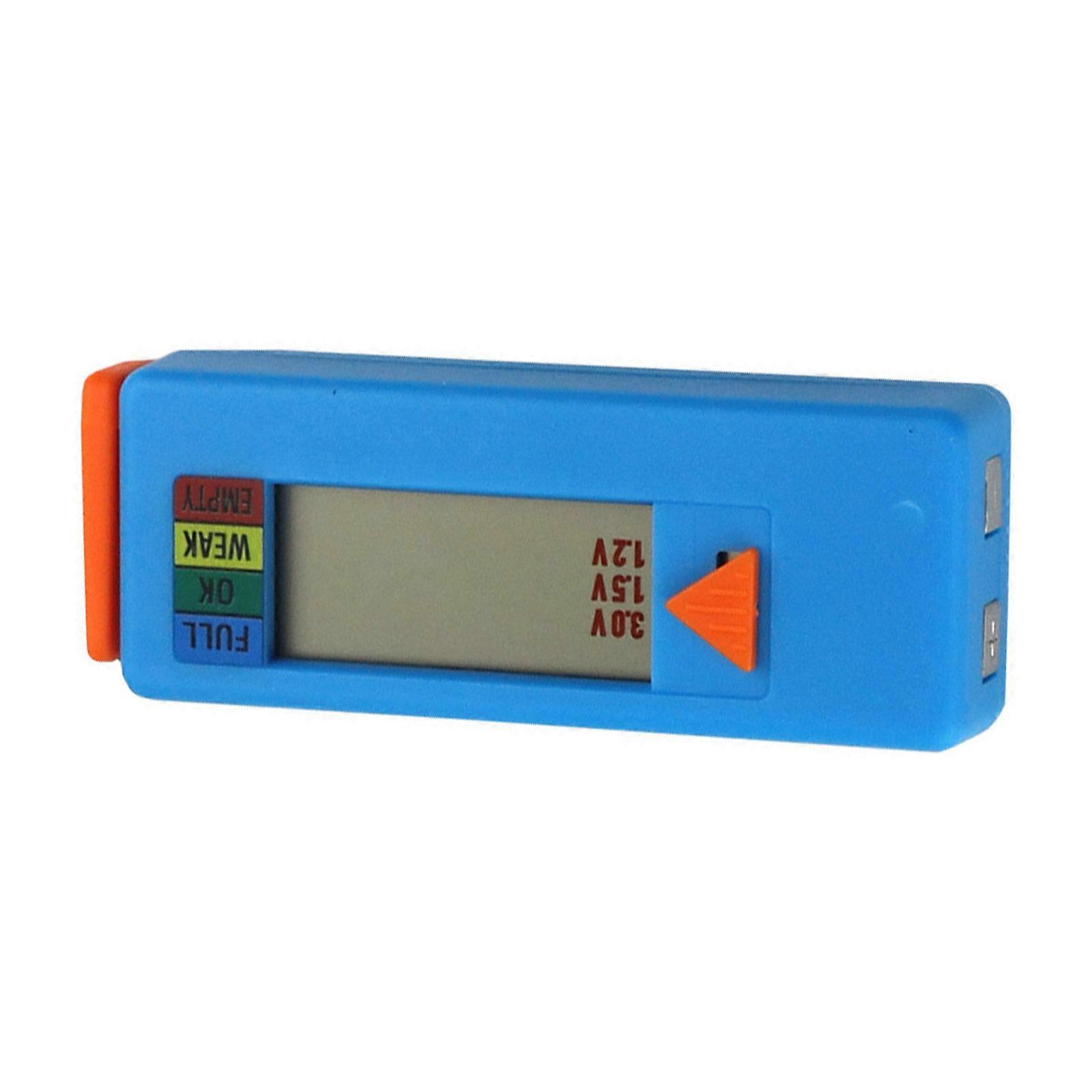 Button Cell Battery Checker Portable Small Volts Checker for Various Batteries Battery Tester Checker Digital Display  Blue