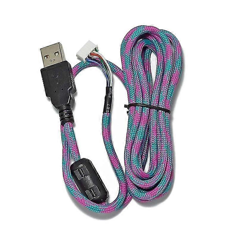 DIY Universal Durable Nylon Braided Mouse Line Fast Data Transfer Mouse Cable