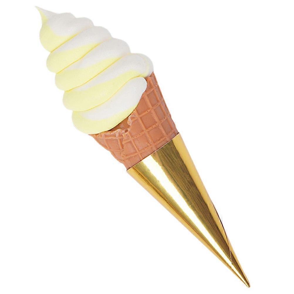Fake Ice Cream Cone Prop Artificial Ice Cream Model for Decoration