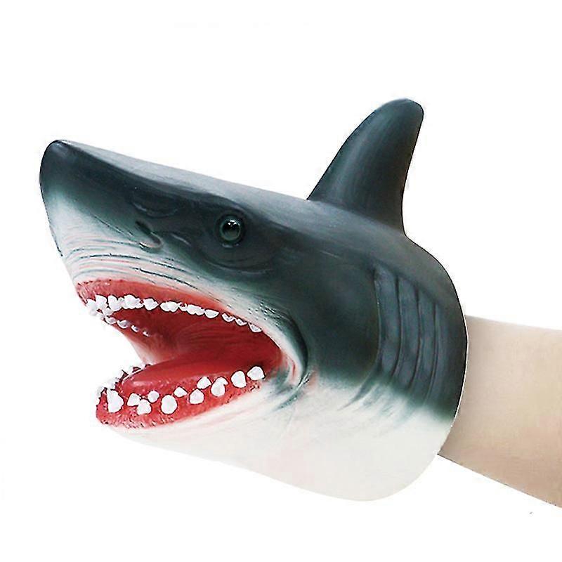 Shark Arm Glove Hand Puppet Toy Soft Rubber Shark Glove Interactive Toy