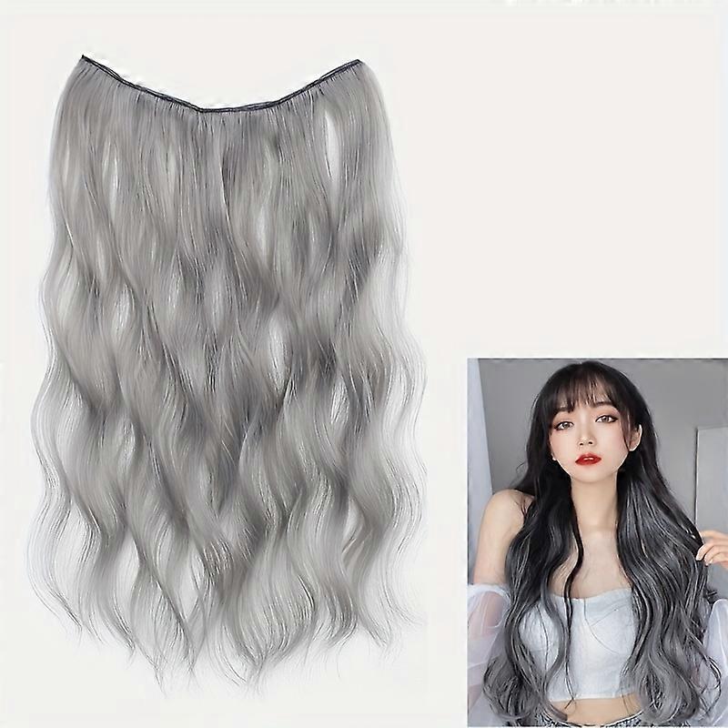 Curly water waves, a four-cal highlight hair extension, invisible synthetic hair extensions, natural and traceless