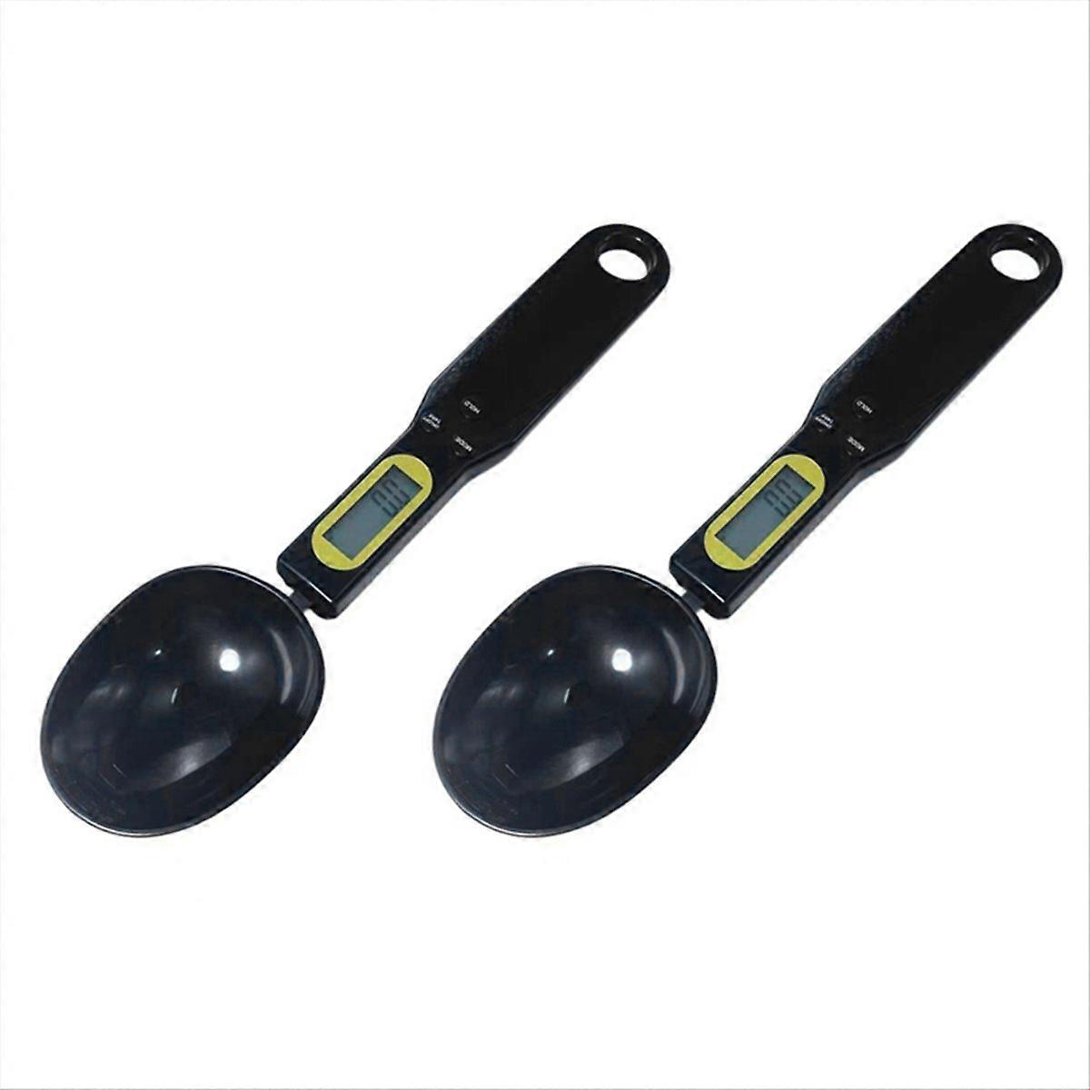 Mini Spoon Scale Digital Kitchen Scale Electronic LCD Scale Black