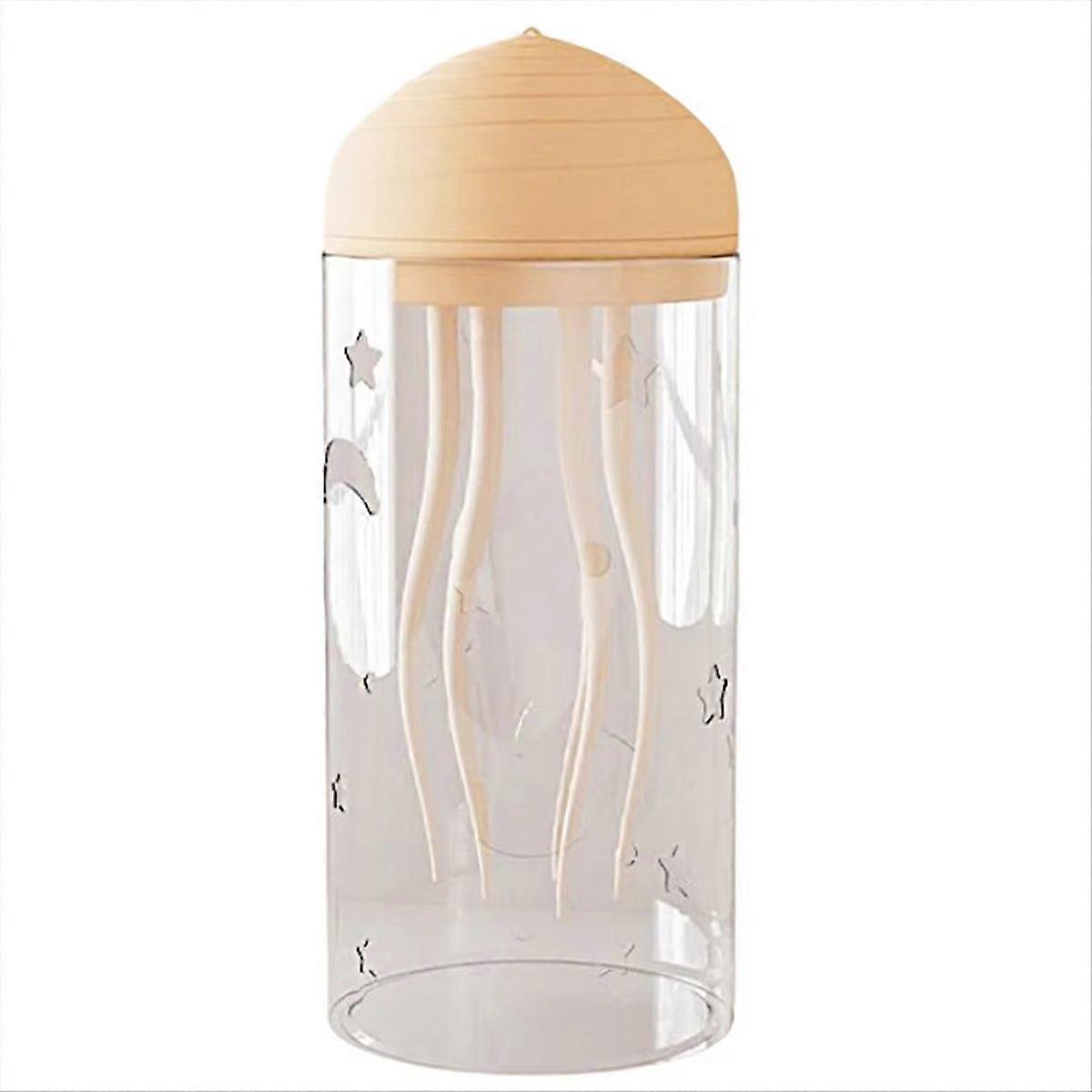 Jellyfish Night Light Sleeping Light Voice Control Atmosphere Light,A