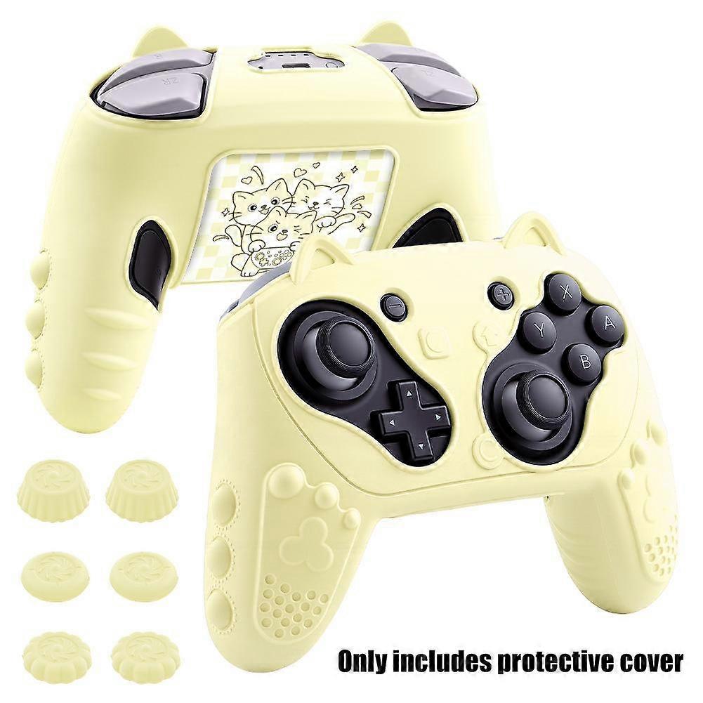 For Switch 2 Pro controller silicone protective case with joystick cap stic