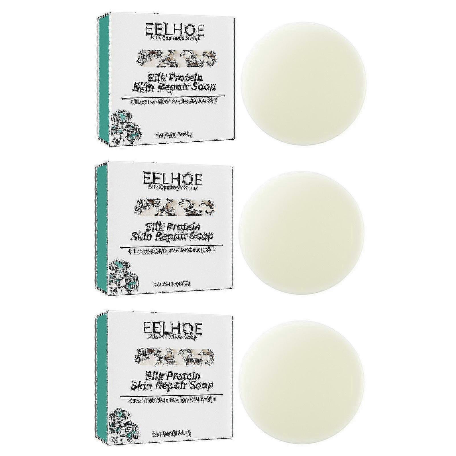 3pcs Eelhoe Silk Protein Mask Soap -9469458484106