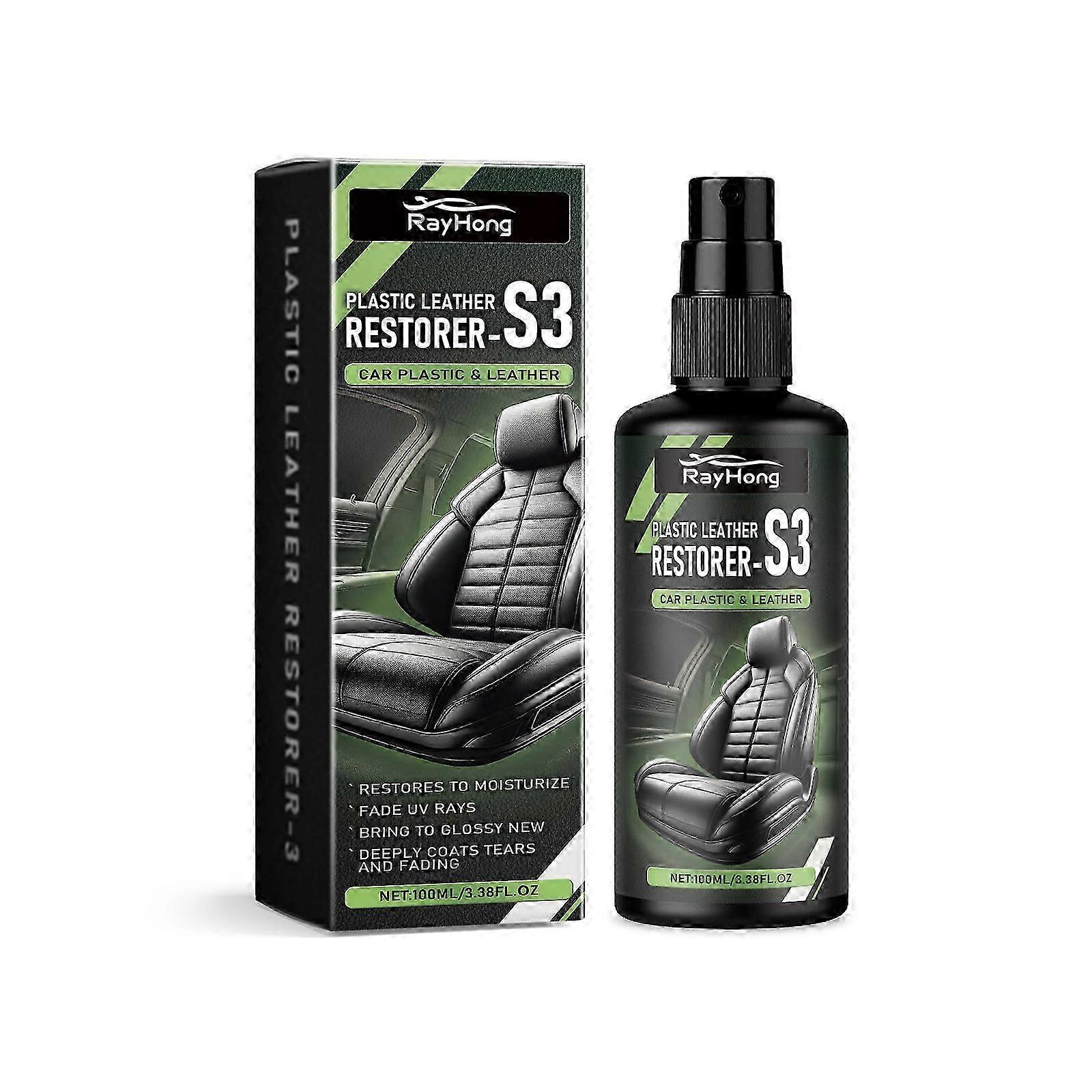 Leather Car Reconditioning Spray - Deep Nourish, Restore Shine & Protect Interior