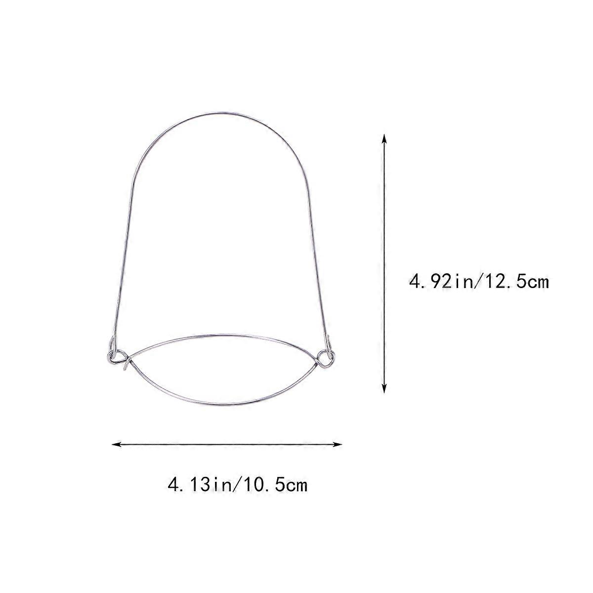 Stainless Steel Wire Handles for Mason Jars Silver Color Includes 10 Non Rust Suitable