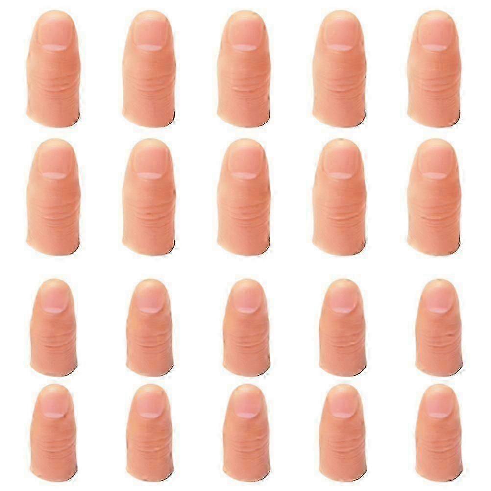 20pcs 2 tailles faux pouce pouce doux ensemble doigt jouet accessoires magiques