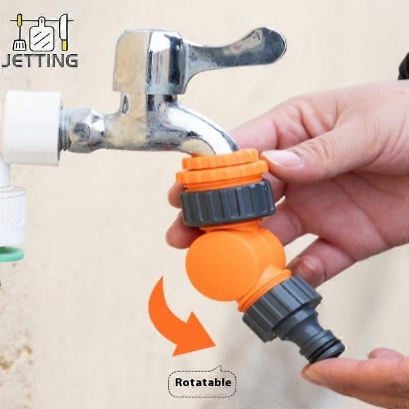 Garden Hose Connector, 1/2 Inch Faucet Adapter, Plastic Quick Connect Click-lock For Watering & Irrigation