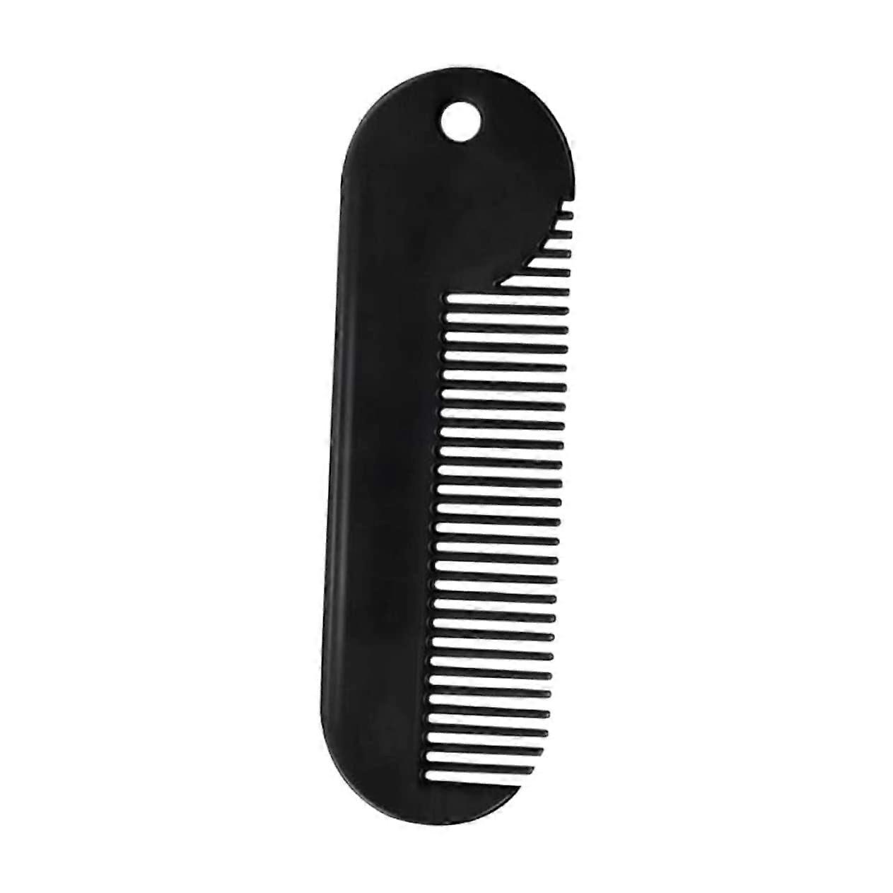 Beard Comb for Men Zinc Alloy MultiPurpose Grooming Tool with Precise Beard Shaping