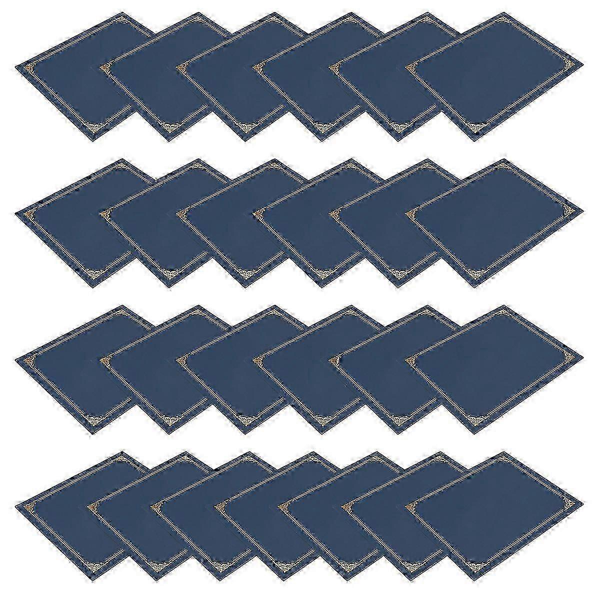 25 Pack Clear Plastic Certificate Holders for A4 Documents