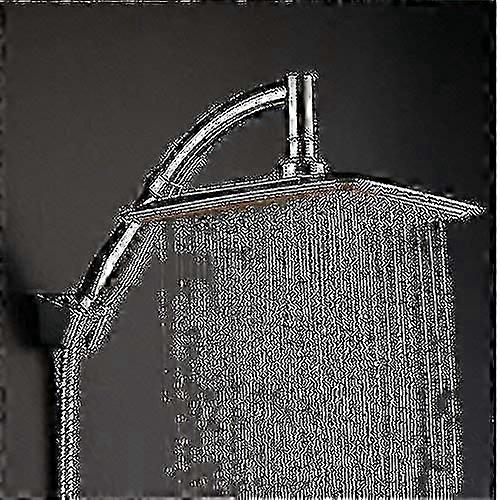 360 Swivel Joint 9 Inch Square Rainfall Overhead Shower Head Ionic