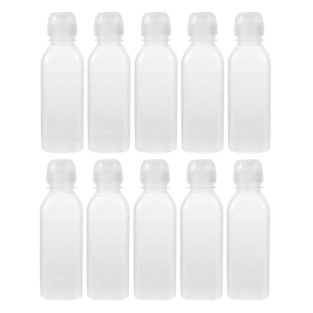 Transparent Oil Bottles for Cooking Squeeze Dispensing 10Pcs Refillable Set