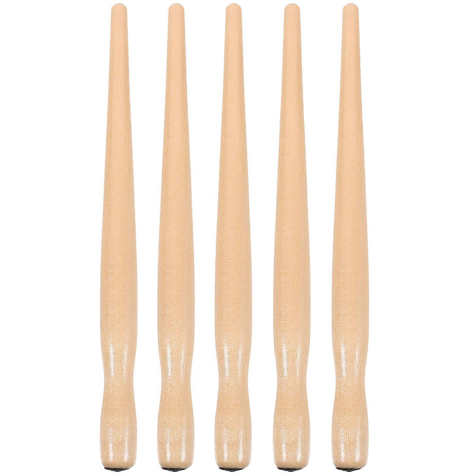 Wood Calligraphy Pen Holder for Professional Drawing 5Pcs Set