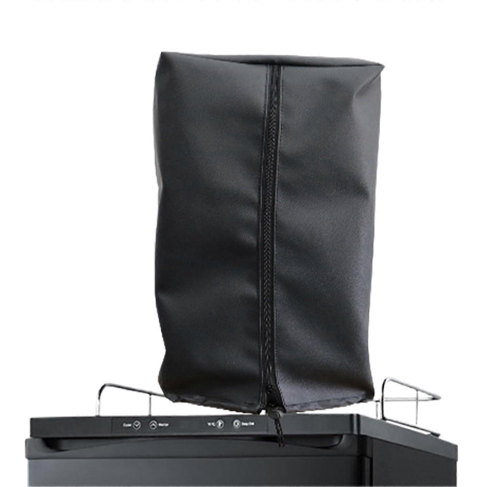 Beer Tower Cover with Zipper, Moisture Resistant Kegerator Tower Wrap, Adjustable Drawstring Fit