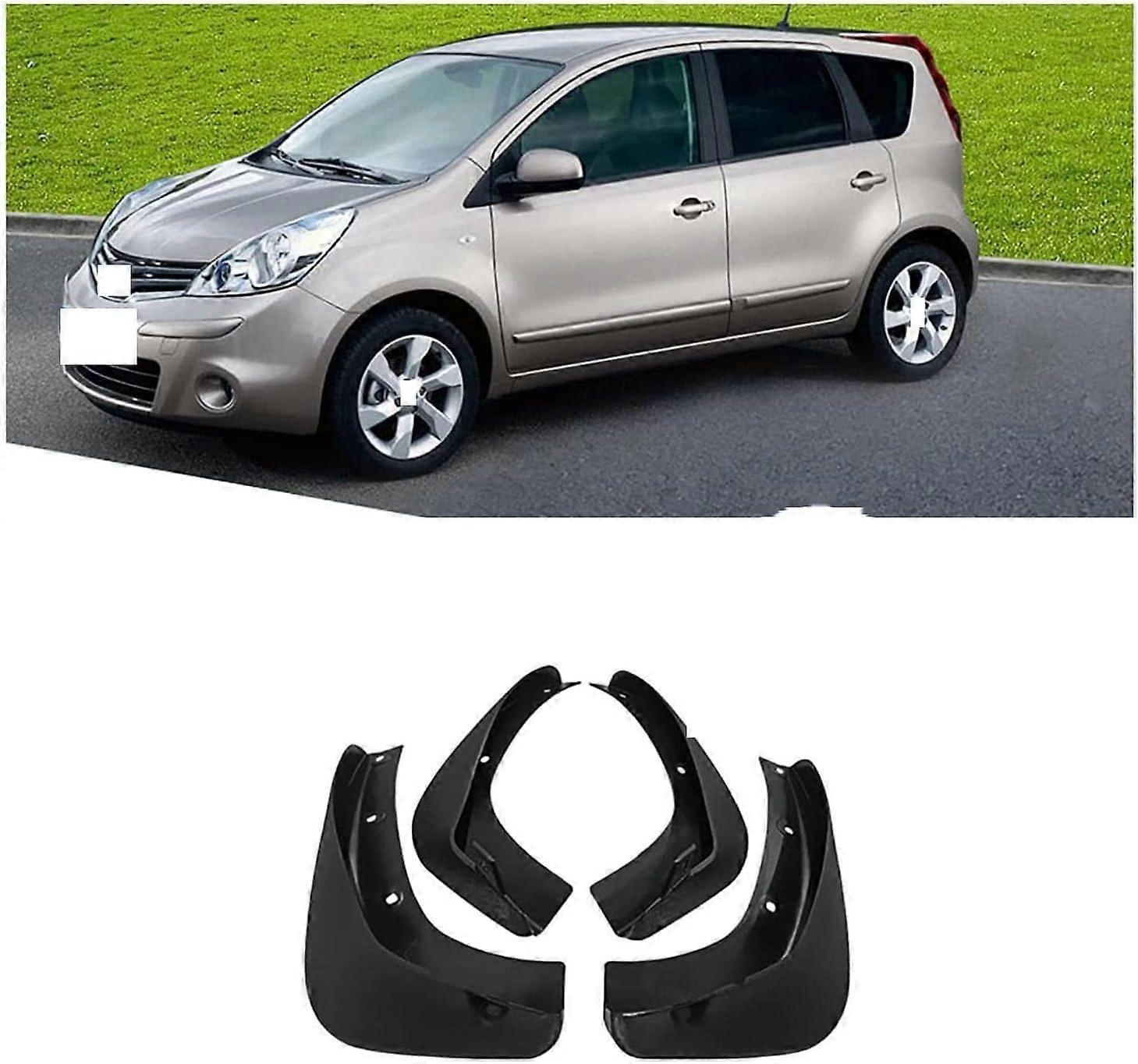Car Mud Flaps Mudguards for Nissan Note E11 20052011 Front and Rear Splash Guards Set