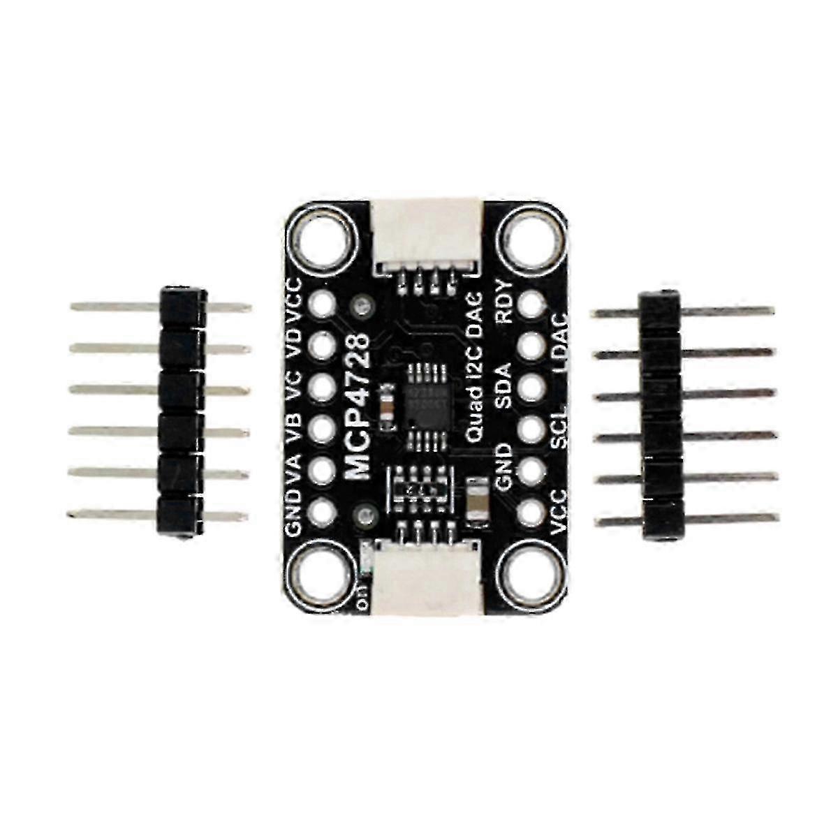 2025 MCP4728 Quad DAC Output Sensor Module with EEPROM Module Compatible with STEMMA QT Qwiic