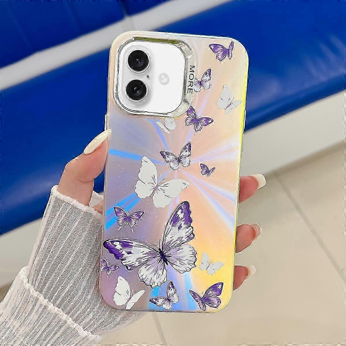 Electroplating Laser Butterfly Phone Case 2025