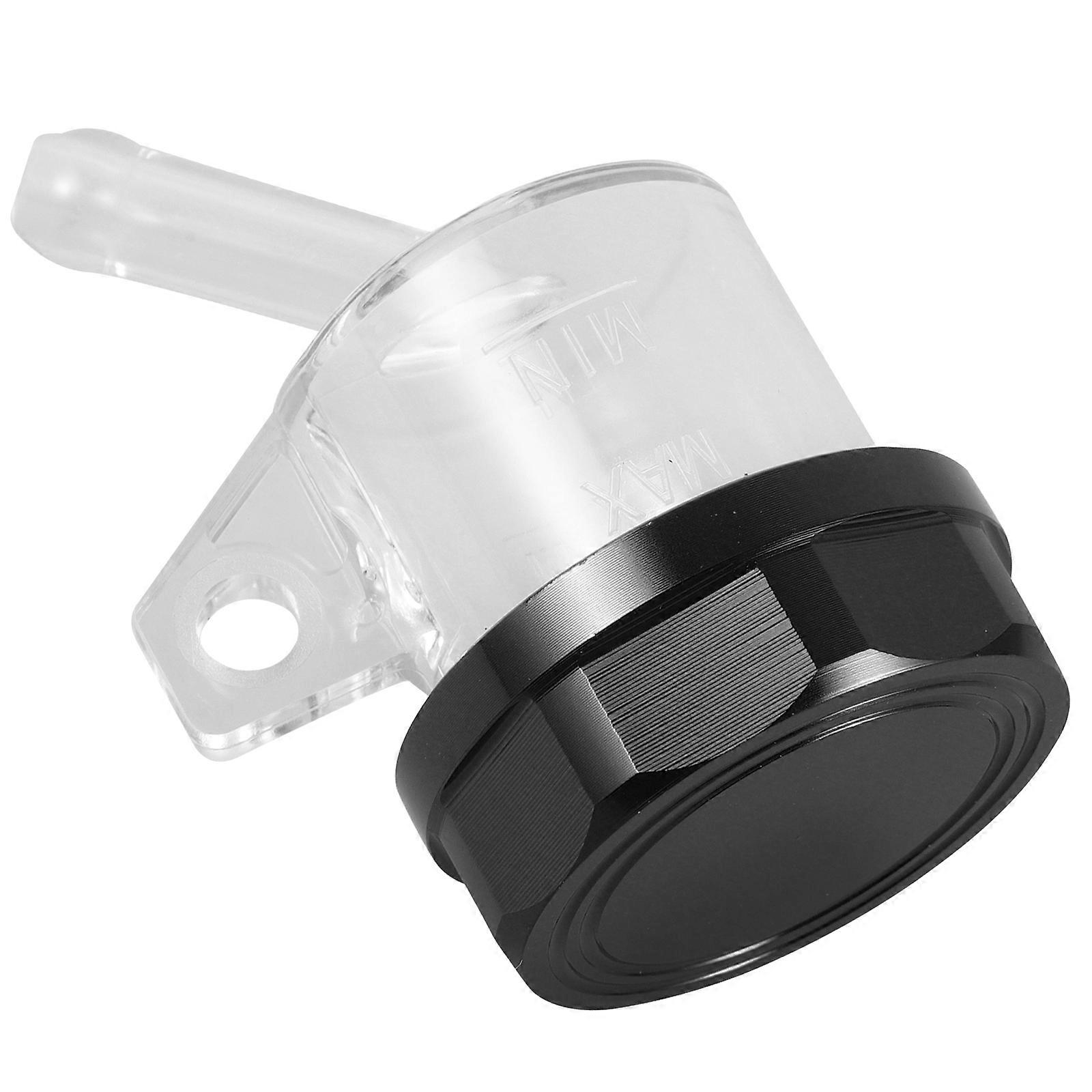 Brake Fluid Reservoir For Motorcycle Increased Storage Capacity Black Rectangular 4Pcs