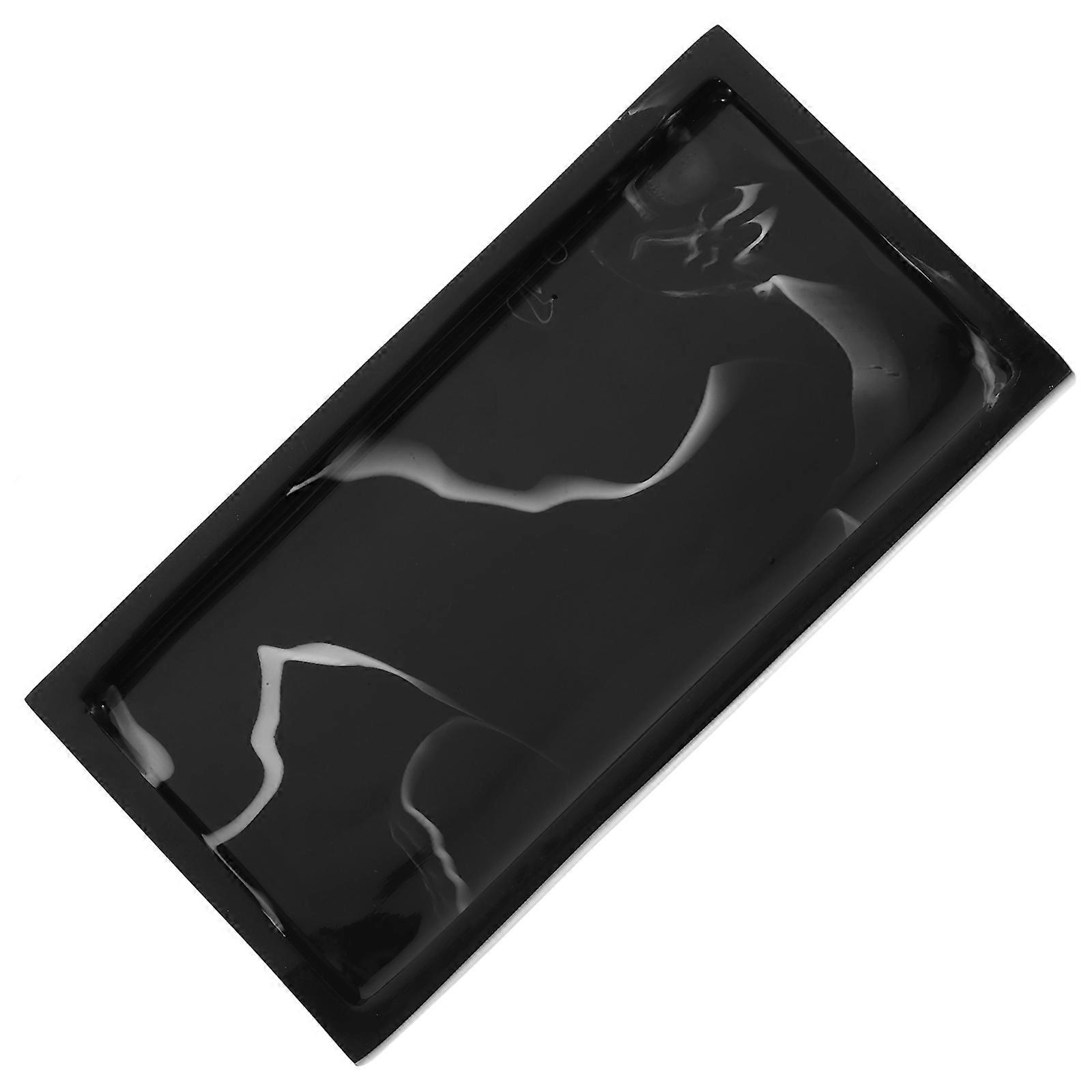 Bathroom Tray Resin Vanity Tray for Organizing 3Pcs Decorative Multi-Functional