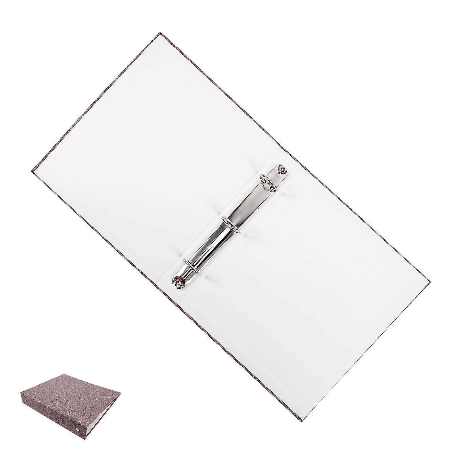 Office Use Fabric Cover Three-Ring Binder Notebook