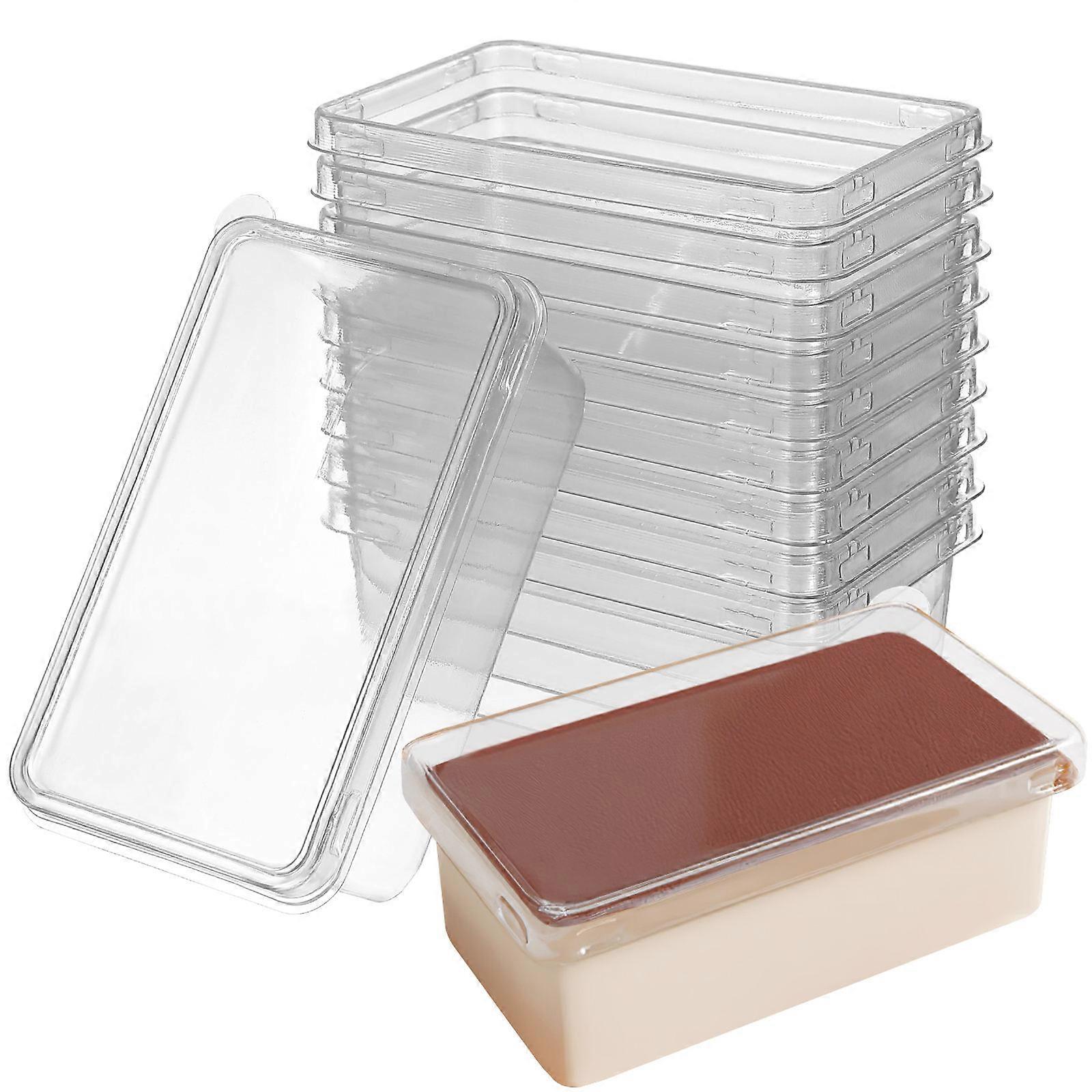 Clear Cake Box Portable Tiramisu Storage Boxes for Bakery Use 10Pcs