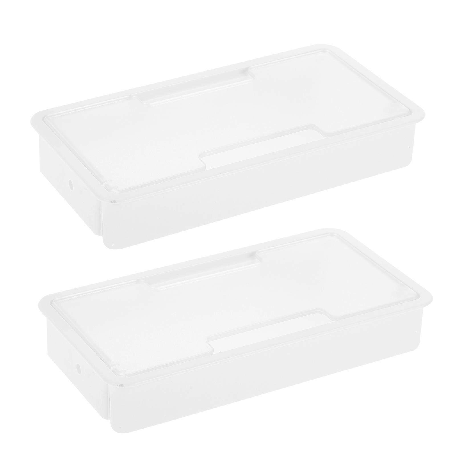 Desktop Cable Hole Plug Plastic Desk Grommets for Wire Control 10Pcs