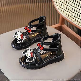 Sanrio prinsessenschoenen, kinderslippers, Hello Kitty kindersandalen voor meisjes, zomerse nieuwe mode, zachte zool, open teen, strandschoenen